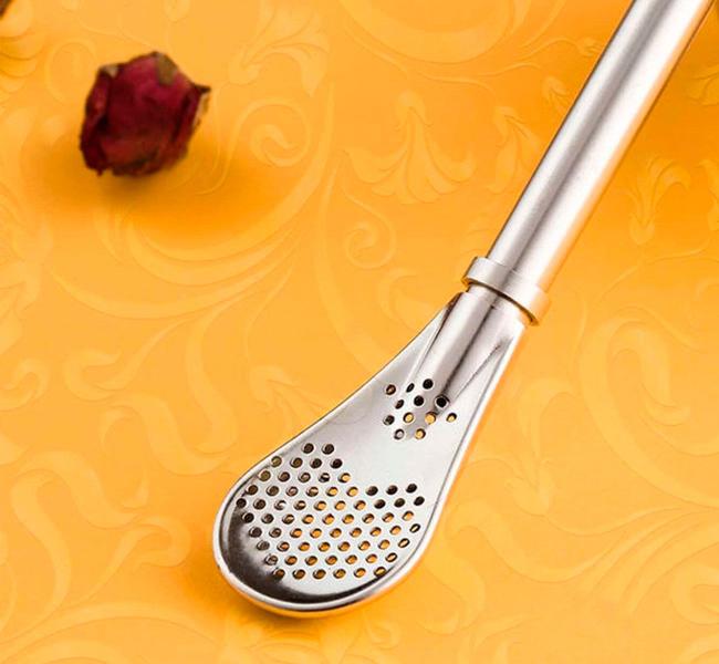 Canudo Modelo Bomba Inox Bebidas Quentes Descanso Útil Terere - Clink Imagem de Canudo Modelo Bomba Inox Bebidas Quentes Descanso Útil Terere