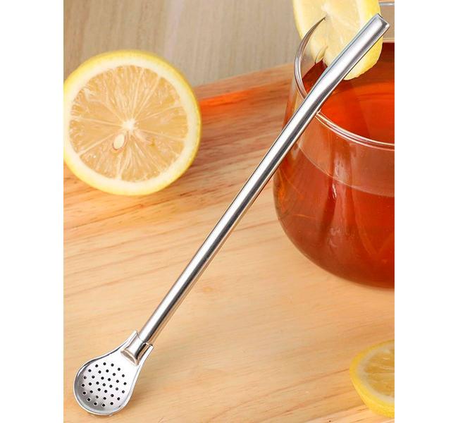 Canudo Modelo Bomba Inox Bebidas Quentes Descanso Útil Terere - Clink Imagem de Canudo Modelo Bomba Inox Bebidas Quentes Descanso Útil Terere