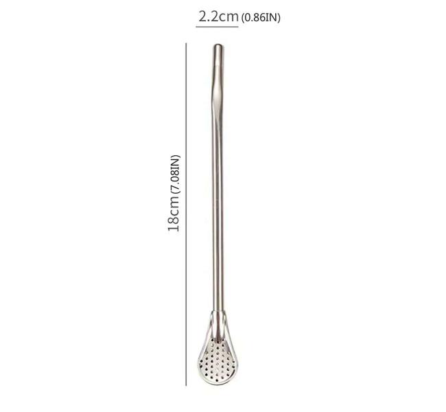 Canudo Modelo Bomba Inox Bebidas Quentes Descanso Útil Terere - Clink Imagem de Canudo Modelo Bomba Inox Bebidas Quentes Descanso Útil Terere