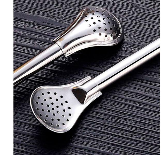Canudo Modelo Bomba Inox Bebidas Quentes Descanso Útil Terere - Clink Imagem de Canudo Modelo Bomba Inox Bebidas Quentes Descanso Útil Terere