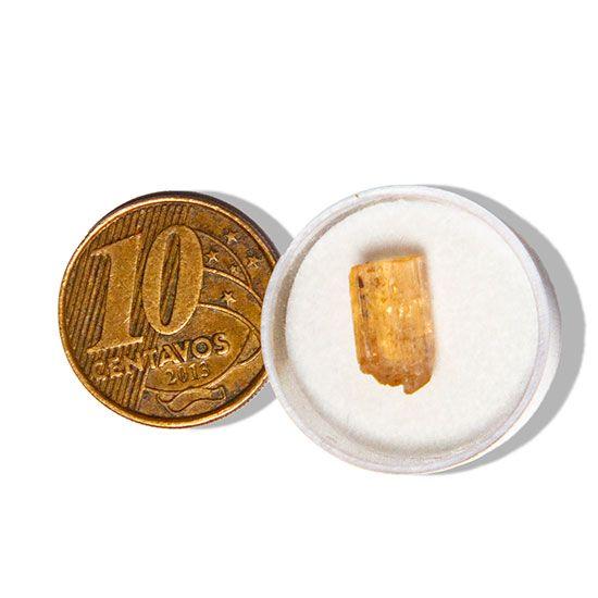 Imagem de Canudo Topázio Imperial Natural no Estojo 10 a 12mm Classe A