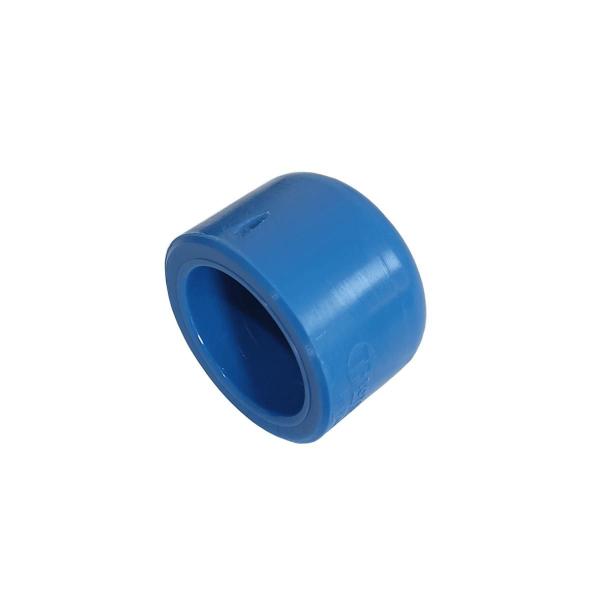 Imagem de CAP Tampão 32 mm PPR Azul para Rede de Ar Comprimido