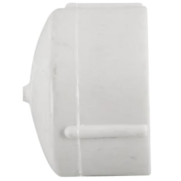 Imagem de Cap Tampão Soldável Roscável PVC Branco Para Tampar Canos E Tubos Água Fria 1” Polegada 32mm Tigre