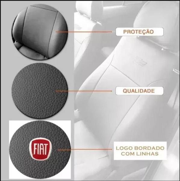 Imagem de Capa 100% couro para Fiat Argo HGT 1.8 2020-2022