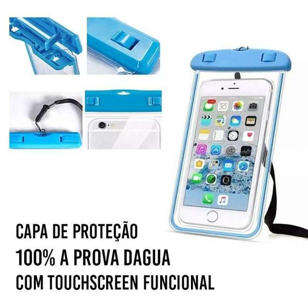 Imagem de Capa A Prova D'Água Samsung A14 + Anti Shock + Película 3D