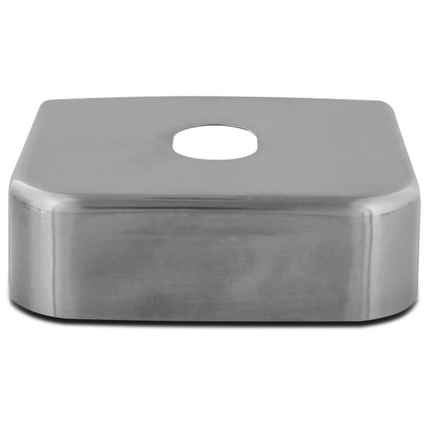 Imagem de Capa Acabamento Proteção para Engate Reboque 85mm Inox Cromado Universal