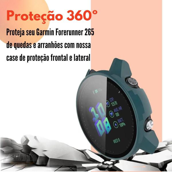 Imagem de Capa Acrílica Com Tela de Vidro Para Garmin Forerunner 265