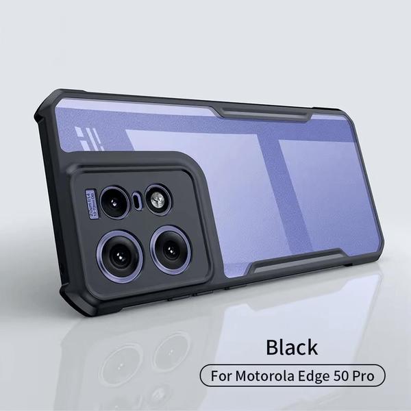 Imagem de Capa Airbag Para Moto Edge 50 Pro + Pelicula Hidrogel