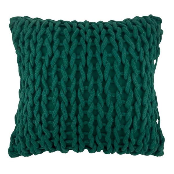 Imagem de Capa Almofada Ponto Croche Verde 50x50