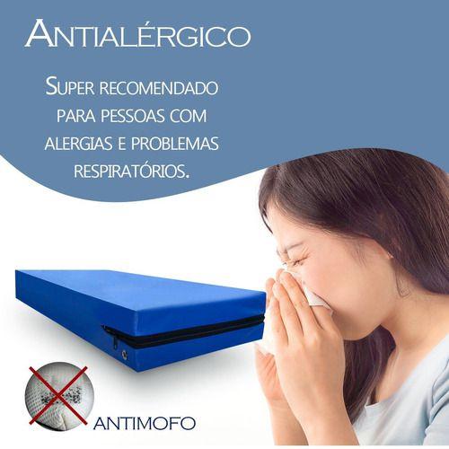 Imagem de Capa Anti Alérgica Impermeável Hospitalar Colchão Solteiro