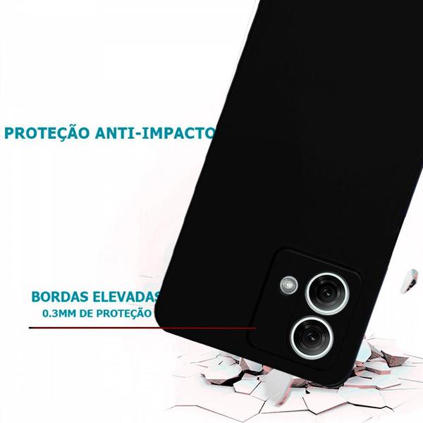 Imagem de Capa Anti Impacto Para Moto Edge 40 Neo + Pelicula Hidrogel