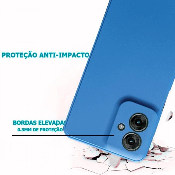 Imagem de Capa Anti Impacto Para Motorola Moto G55 + Pelicula Hidrogel