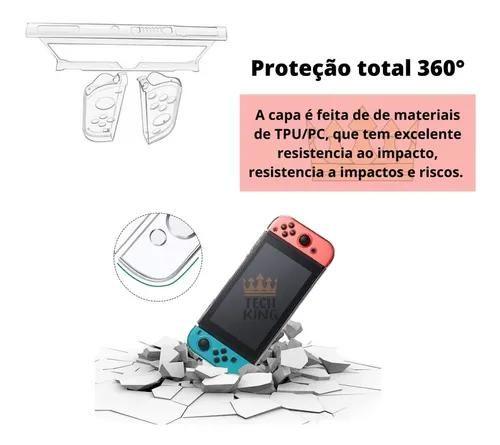 Imagem de Capa Anti-impacto Protetora Tpu Para Nintendo Switch Oled