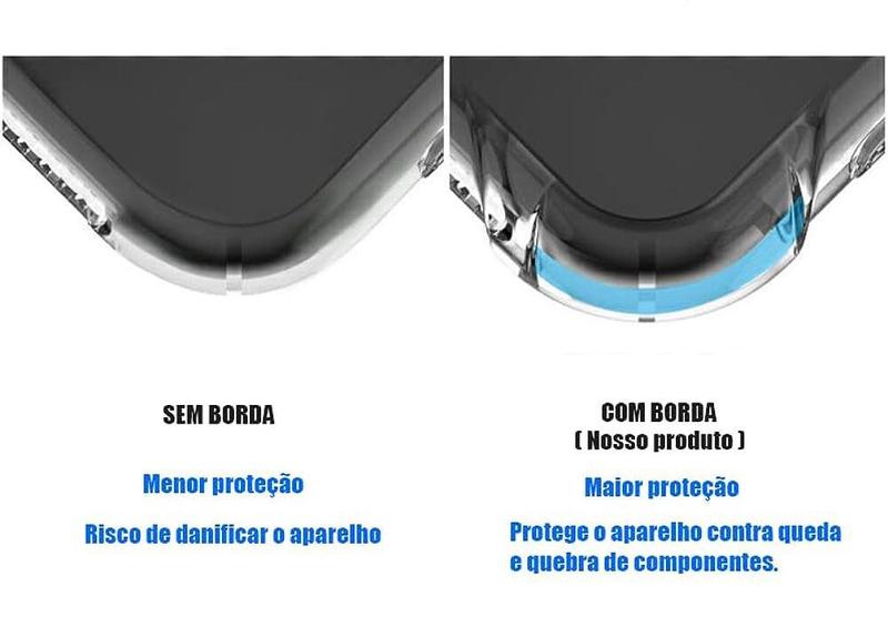 Imagem de CAPA ANTI IMPACTO TRANSPARENTE MOTOROLA MOTO G60s