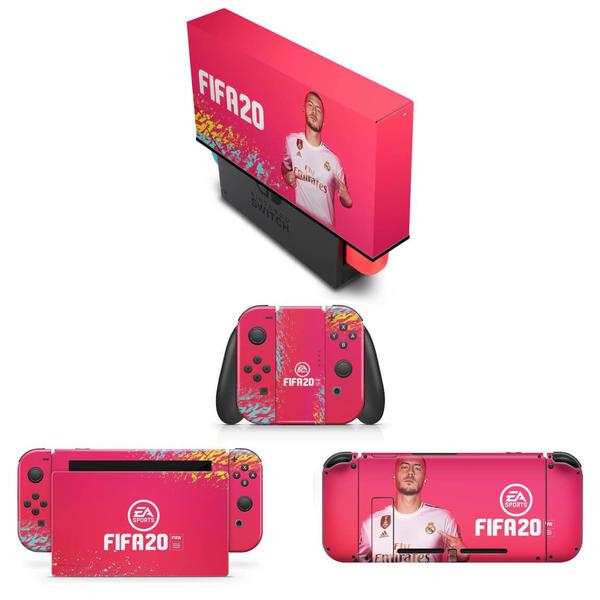 Imagem de Capa Anti Poeira e Skin Compatível Nintendo Switch - Fifa 20