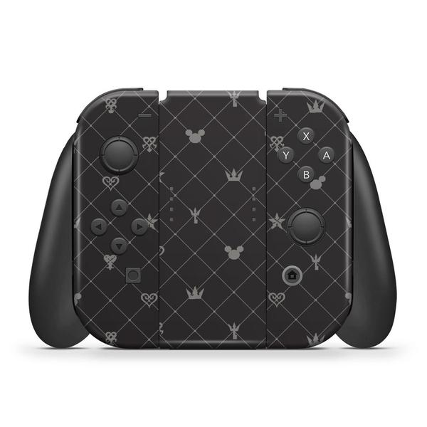 Imagem de Capa Anti Poeira e Skin Compatível Nintendo Switch Oled - Kingdom Hearts 3