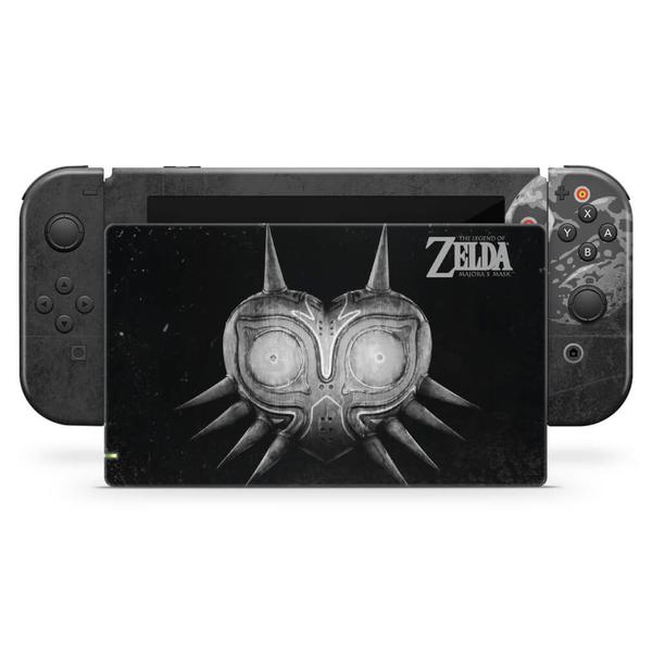 Imagem de Capa Anti Poeira e Skin Compatível Nintendo Switch - Zelda: Majoras Mask