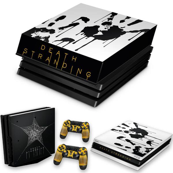 Imagem de Capa Anti Poeira e Skin Compatível PS4 Pro - Death Stranding Bundle