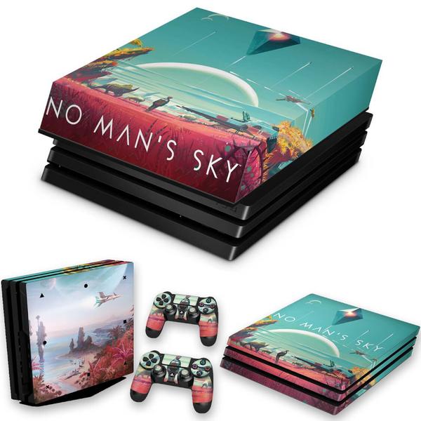 Imagem de Capa Anti Poeira e Skin Compatível PS4 Pro - No Man'S Sky