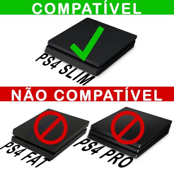 Imagem de Capa Anti Poeira e Skin Compatível PS4 Slim - Bahia B