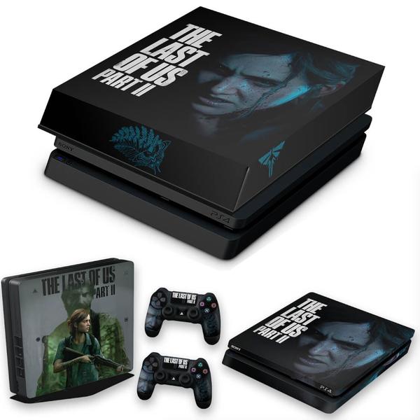 Imagem de Capa Anti Poeira e Skin Compatível PS4 Slim - The Last Of Us Part 2 Ii B