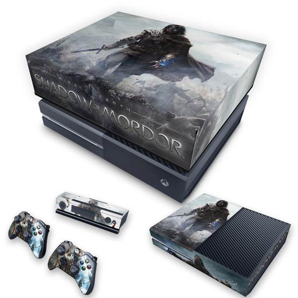 Imagem de Capa Anti Poeira e Skin Compatível Xbox One Fat - Middle Earth: Shadow Of Mordor