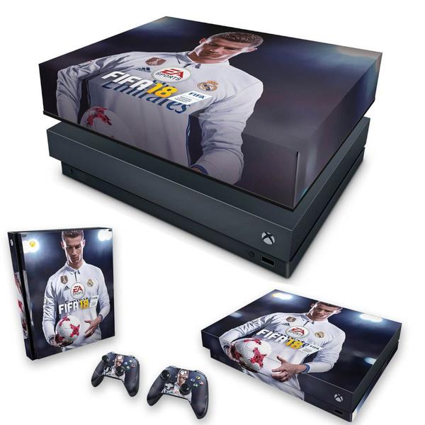 Imagem de Capa Anti Poeira e Skin Compatível Xbox One X - Fifa 18