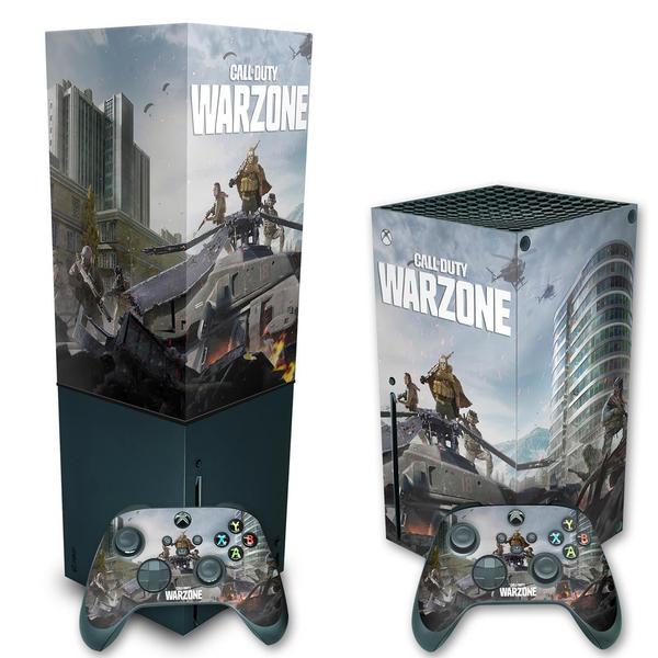 Imagem de Capa Anti Poeira e Skin Compatível Xbox Series X - Call of Duty Warzone