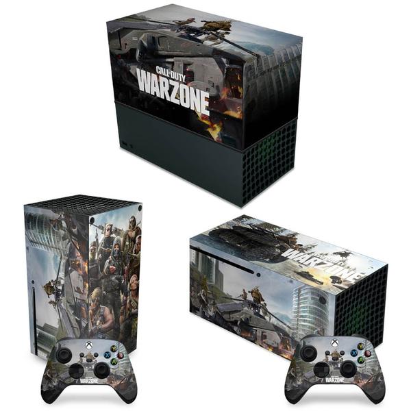 Imagem de Capa Anti Poeira e Skin Compatível Xbox Series X Horizontal - Call of Duty Warzone