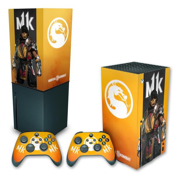 Imagem de Capa Anti Poeira e Skin Compatível Xbox Series X - Mortal Kombat 11