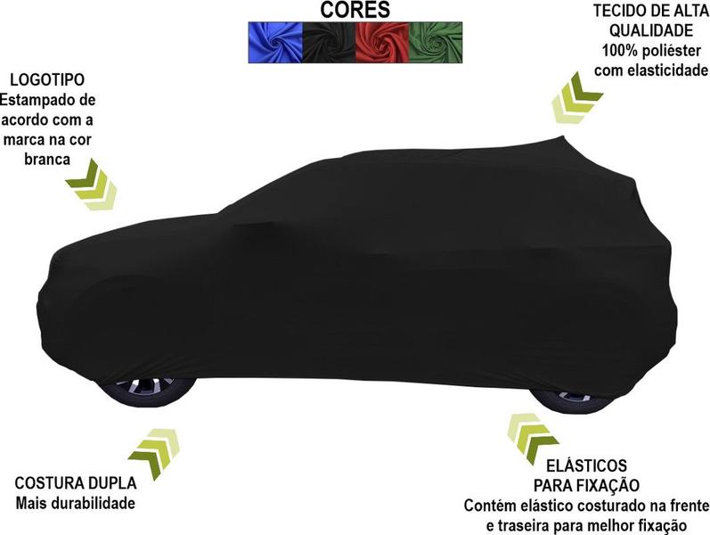 Imagem de Capa Automotiva Bmw X6 Tecido Helanca Cor Preta