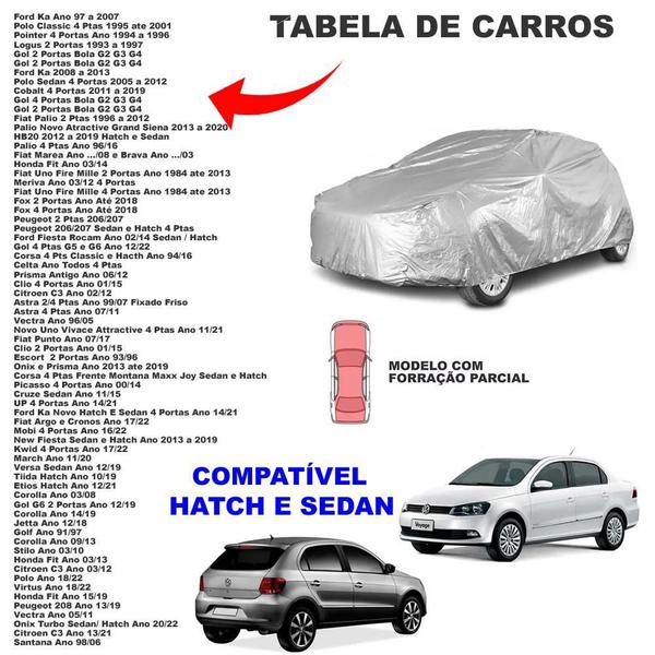 Imagem de Capa Automotiva Cobrir Carro Clio + Cheirinho