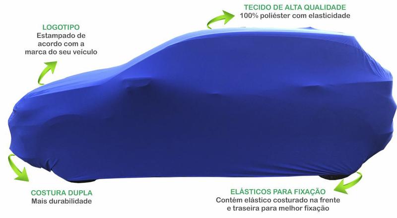 Imagem de Capa Automotiva De Tecido Personalizada Com Logo Hyundai I30