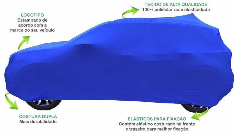 Imagem de Capa Automotiva Jeep Renegade Tecido Helanca Cor Preta