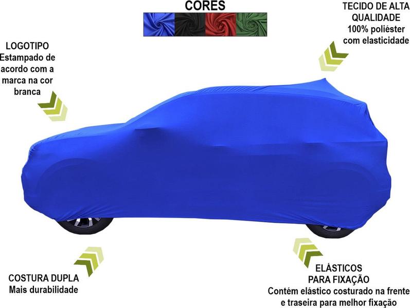 Imagem de Capa Automotiva Jeep Renegade Tecido Helanca Cor Preta