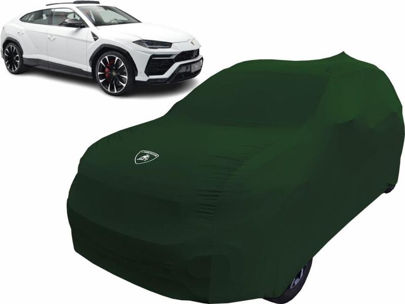 Imagem de Capa Automotiva Lamborghini Urus De Tecido Helanca Cor Verde