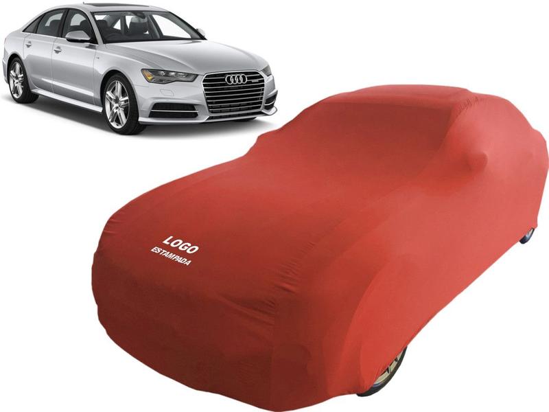 Imagem de Capa Automotiva Para Audi A4 Tecido Helanca Lycra Cor Preta