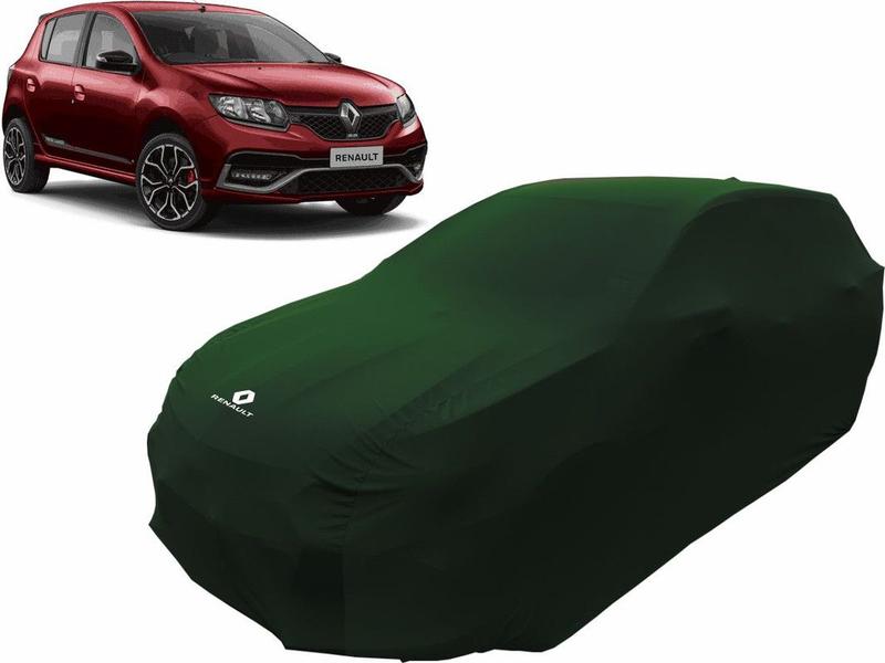 Imagem de Capa Automotiva Para Carro Renault Sandero Rs Cor Verde