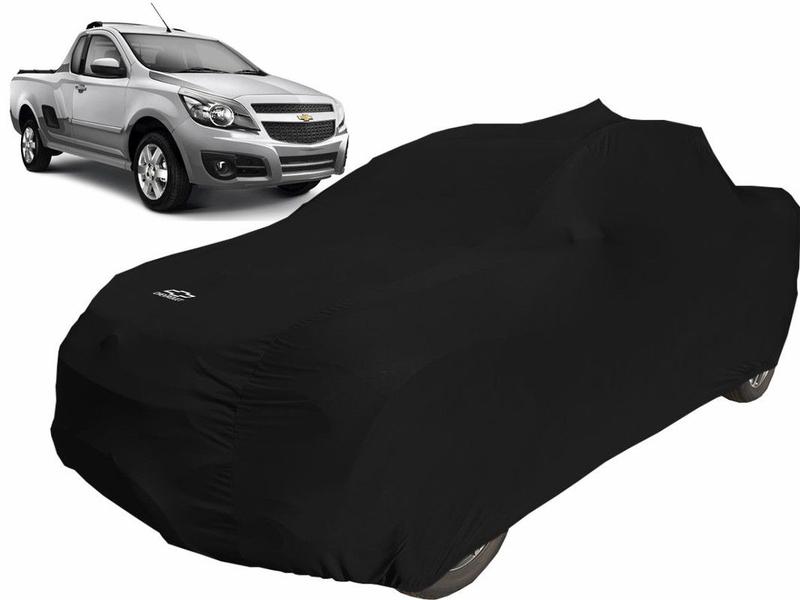 Imagem de Capa Automotiva Para Chevrolet Montana Tecido Helanca Lycra