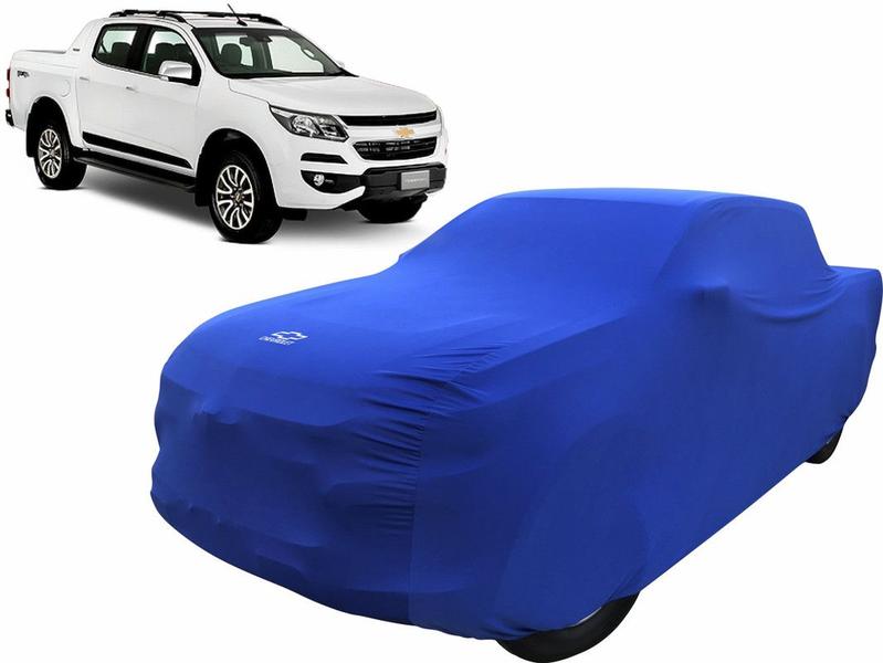 Imagem de Capa Automotiva Para Chevrolet S10 Tecido Helanca Lycra