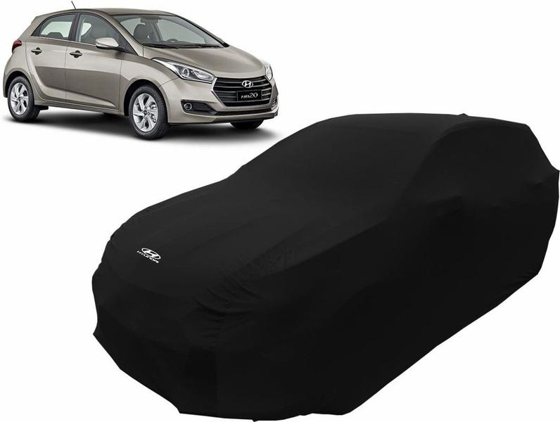 Imagem de Capa Automotiva Para Hyundai Hb20 Tecido Helanca Lycra