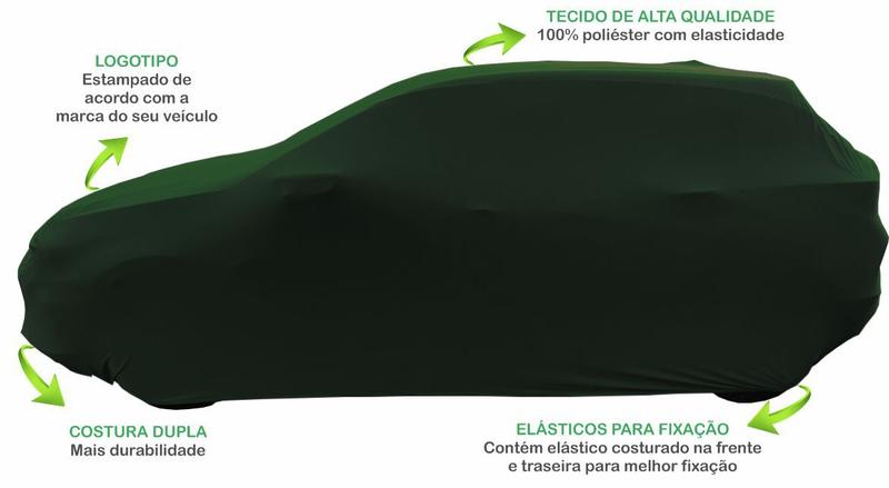 Imagem de Capa Automotiva Para Peugeot 207 Tecido Helanca Lycra