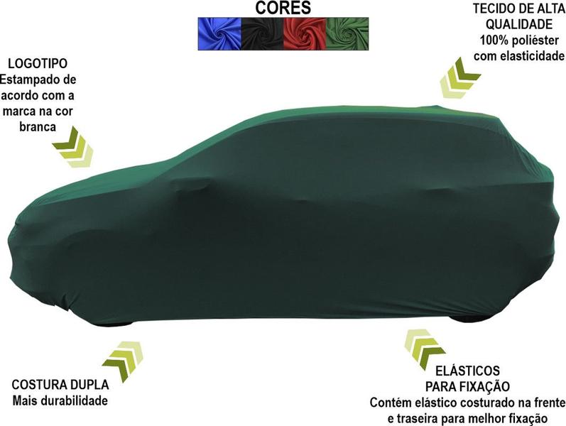 Imagem de Capa Automotiva Para Peugeot 207 Tecido Helanca Lycra