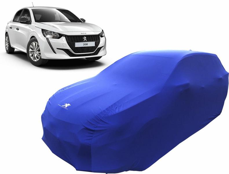 Imagem de Capa Automotiva Para Peugeot 208 Tecido Helanca Lycra