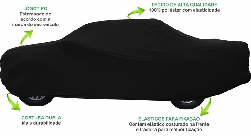 Imagem de Capa Automotiva Para Volkswagen Amarok Tecido Helanca Lycra