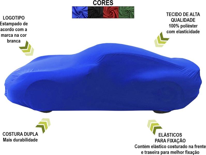 Imagem de Capa Automotiva Porsche Panamera Tecido Helanca Cor Preta