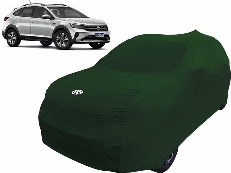 Imagem de Capa Automotiva Volkswagen Nivus De Tecido Helanca Cor Verde