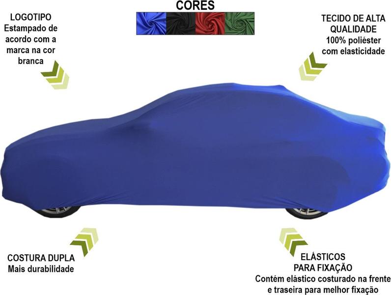 Imagem de Capa Automotiva Vw Passat Antigo Tecido Helanca Cor Preta