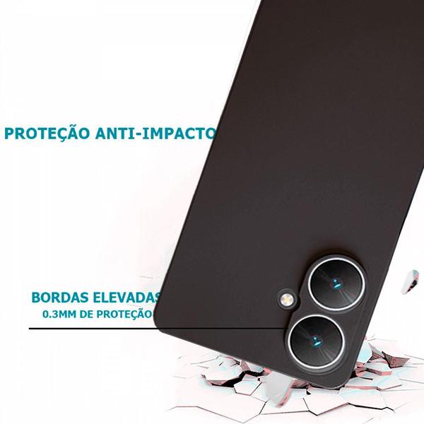 Imagem de Capa Aveludada Para Xiaomi Redmi 13 + Pelicula Hidrogel