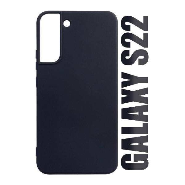 Imagem de Capa Aveludada Preta + Película De Hydrogel Fosca Compatível Para Galaxy S22 S901 6.1